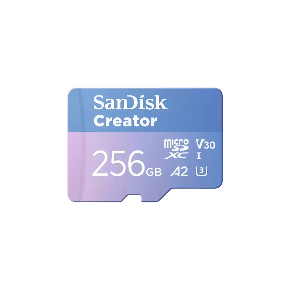 SanDisk Creator 256 GB (190 MB/s) UHS-I microSD Hafıza Kartı