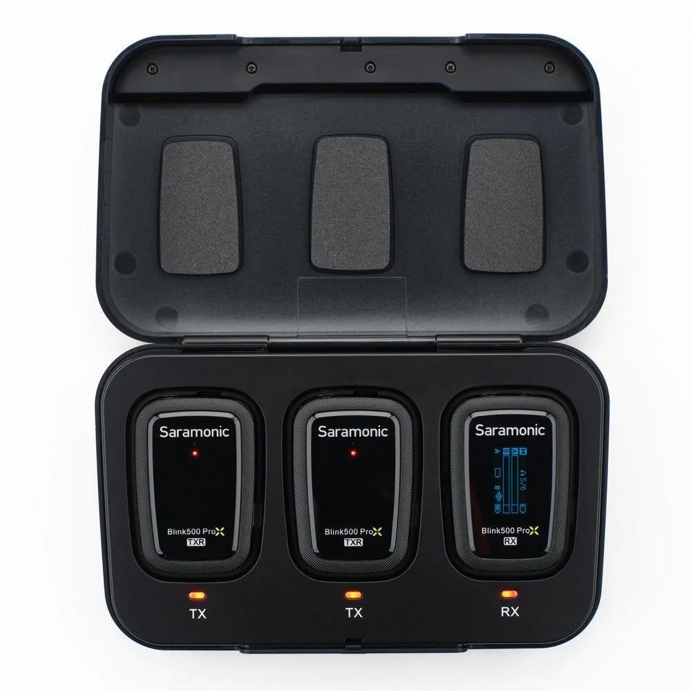 Saramonic Blink 500 ProX B2R Kayıtçılı Kablosuz İkili Yaka Mikrofonu
