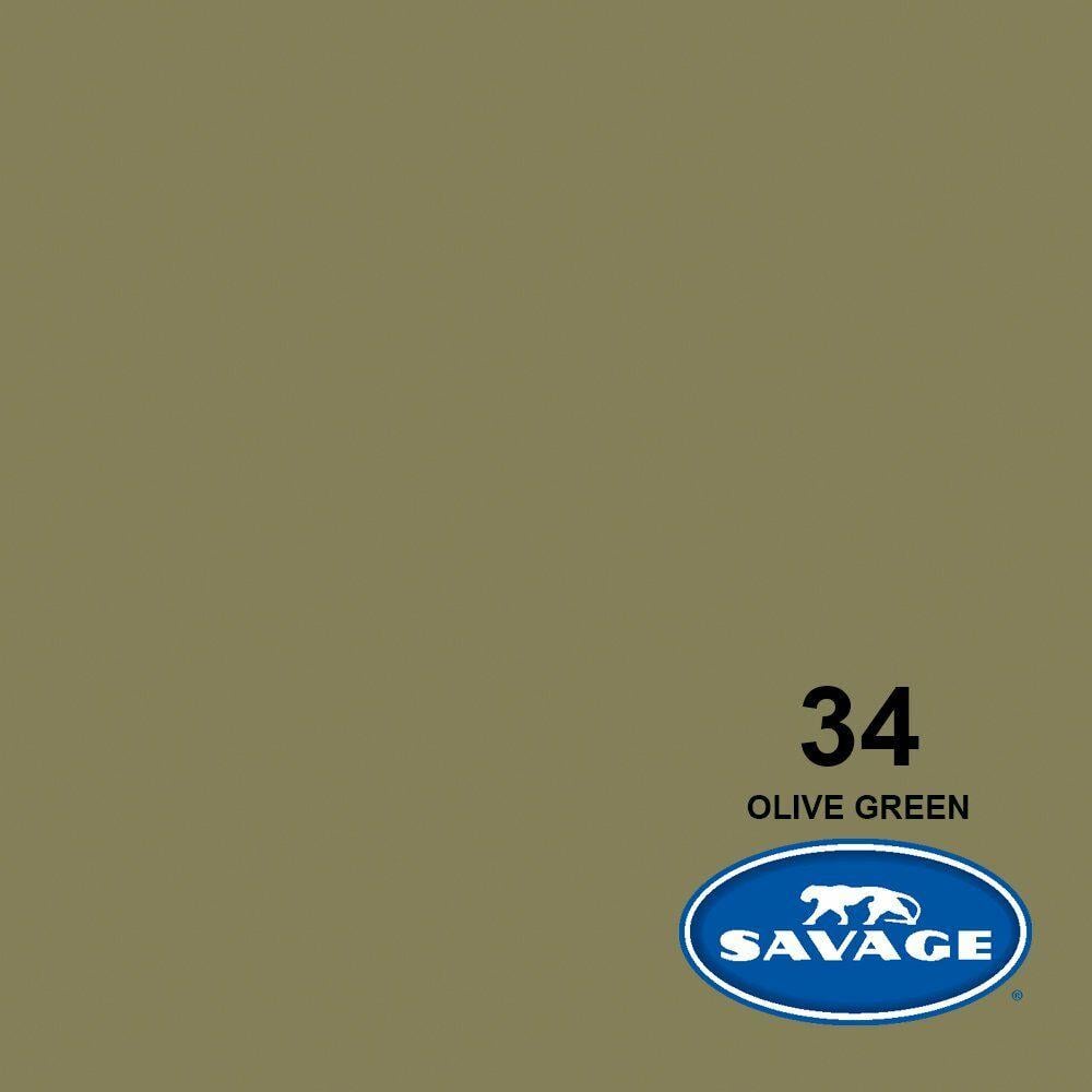 Savage (U.S.A) Stüdyo Kağıt Fon Olive Green 271x1100 cm