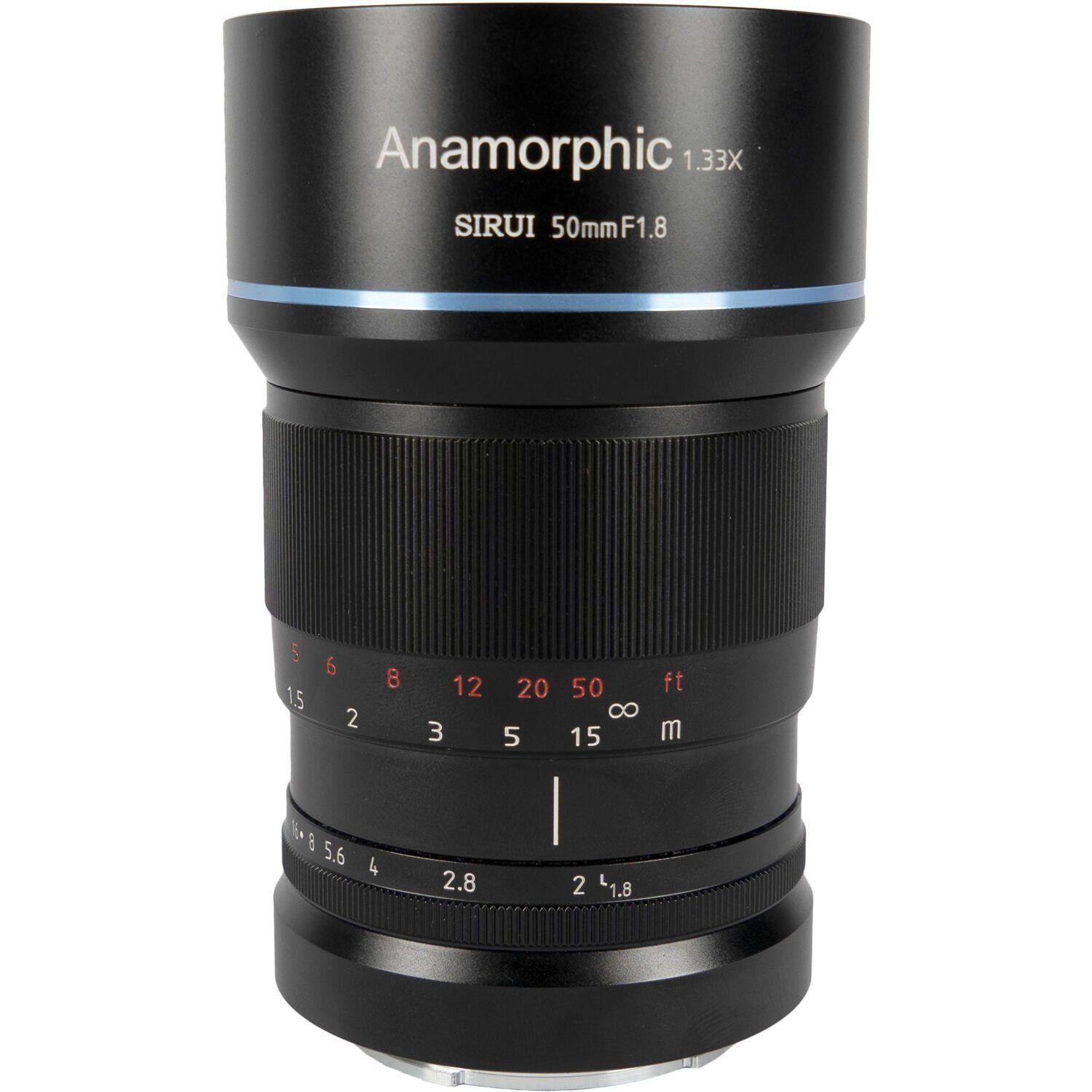 Sirui 50mm F1.8 1.33x APS-C Anamorfik Lens (E Mount)