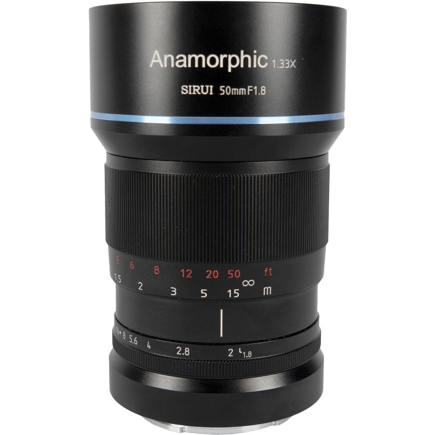 Sirui 50mm F1.8 1.33x APS-C Anamorfik Lens (X Mount)