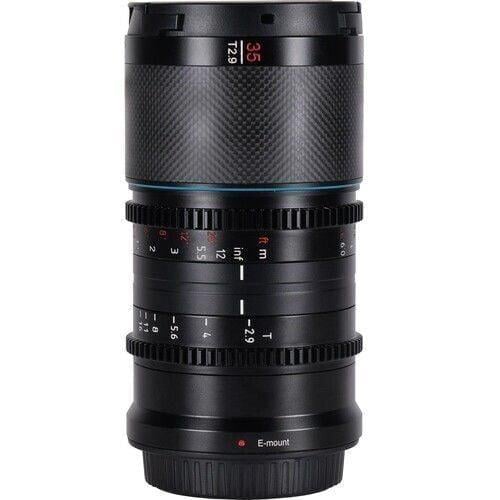 Sirui Saturn 35mm T2.9 1.6x Full-Frame Karbon Fiber Anamorfik Lens (E Mount, Nötr Flare)