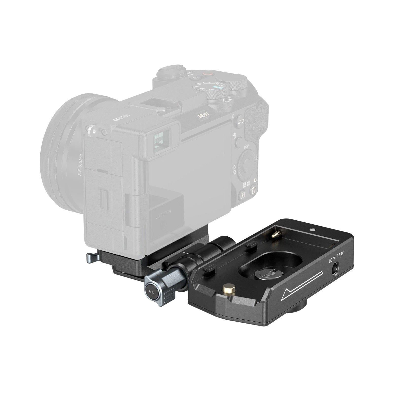 SmallRig 4696 NP-F Pil Adaptörü Montaj Plakası Kiti Aynasız Kameralar için