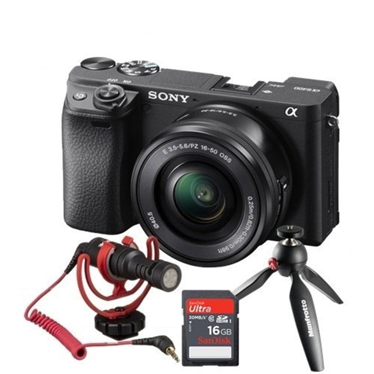Sony A6400 16-50mm Vlogging Kit