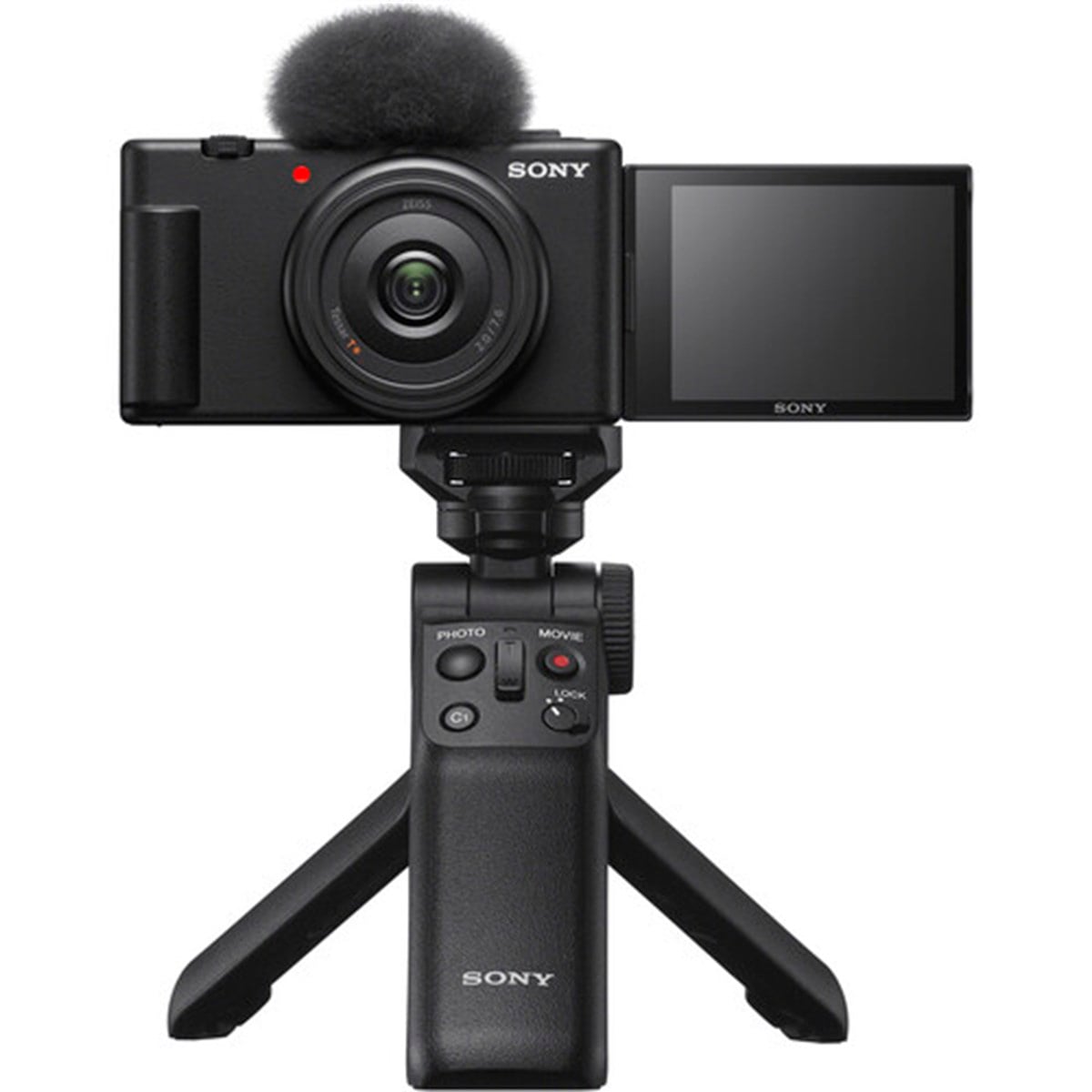 Sony ZV-1F Vlogging Kamera (GP-VPT2BT Çekim Kolu Hediye)
