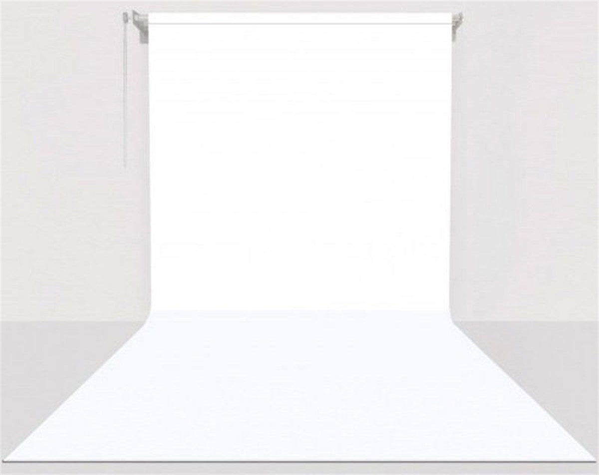 Stüdyo Teknik 270cm x 580cm Sonsuz Beyaz Fon Perdesi
