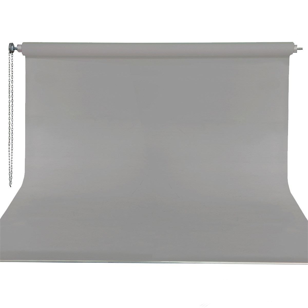 Stüdyo Teknik 270cm x 580cm Sonsuz Gri Fon Perdesi Seti ( Boru Makara Zincir Dahil )