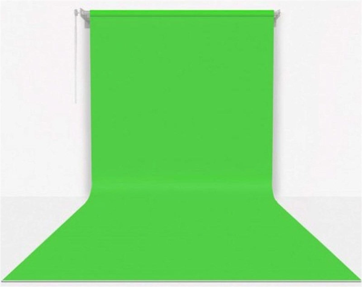Stüdyo Teknik 270cm x 580cm Sonsuz Yeşil Fon Perdesi