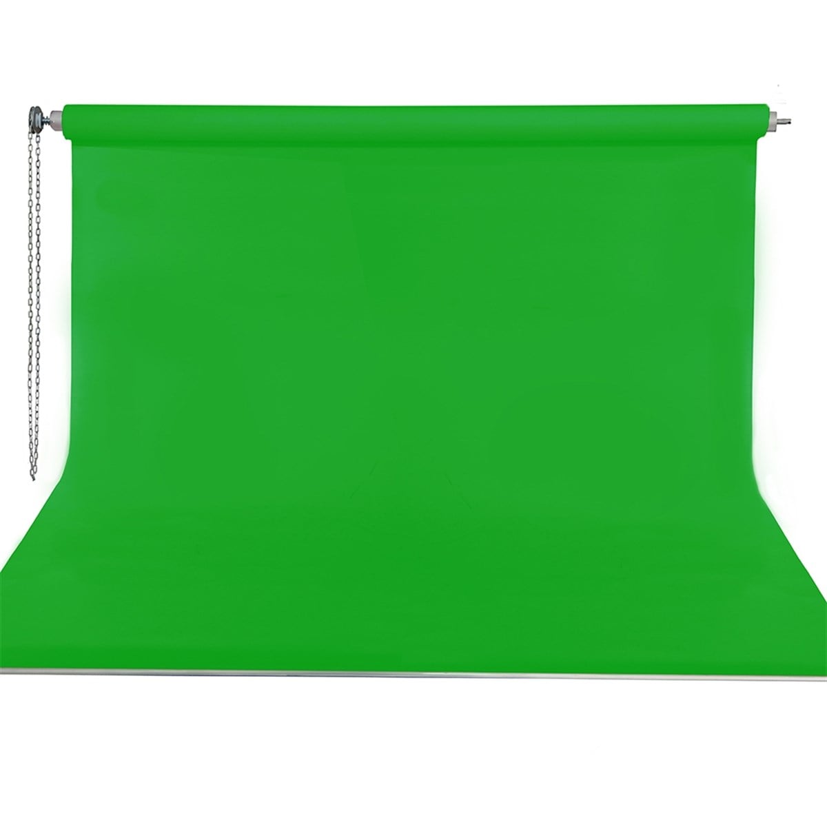 Stüdyo Teknik 270cm x 580cm Sonsuz Yeşil Fon Perdesi Seti ( Boru Makara Zincir Dahil )