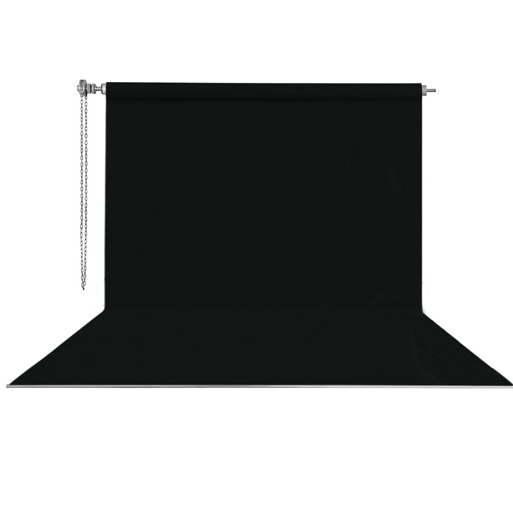 Stüdyo Teknik 270X580Cm Siyah Fon Perde Seti