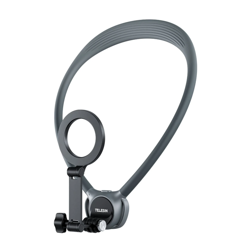TELESIN 2in1 Magnetic Neck Mount Gri (P2-HNB-02-GY)