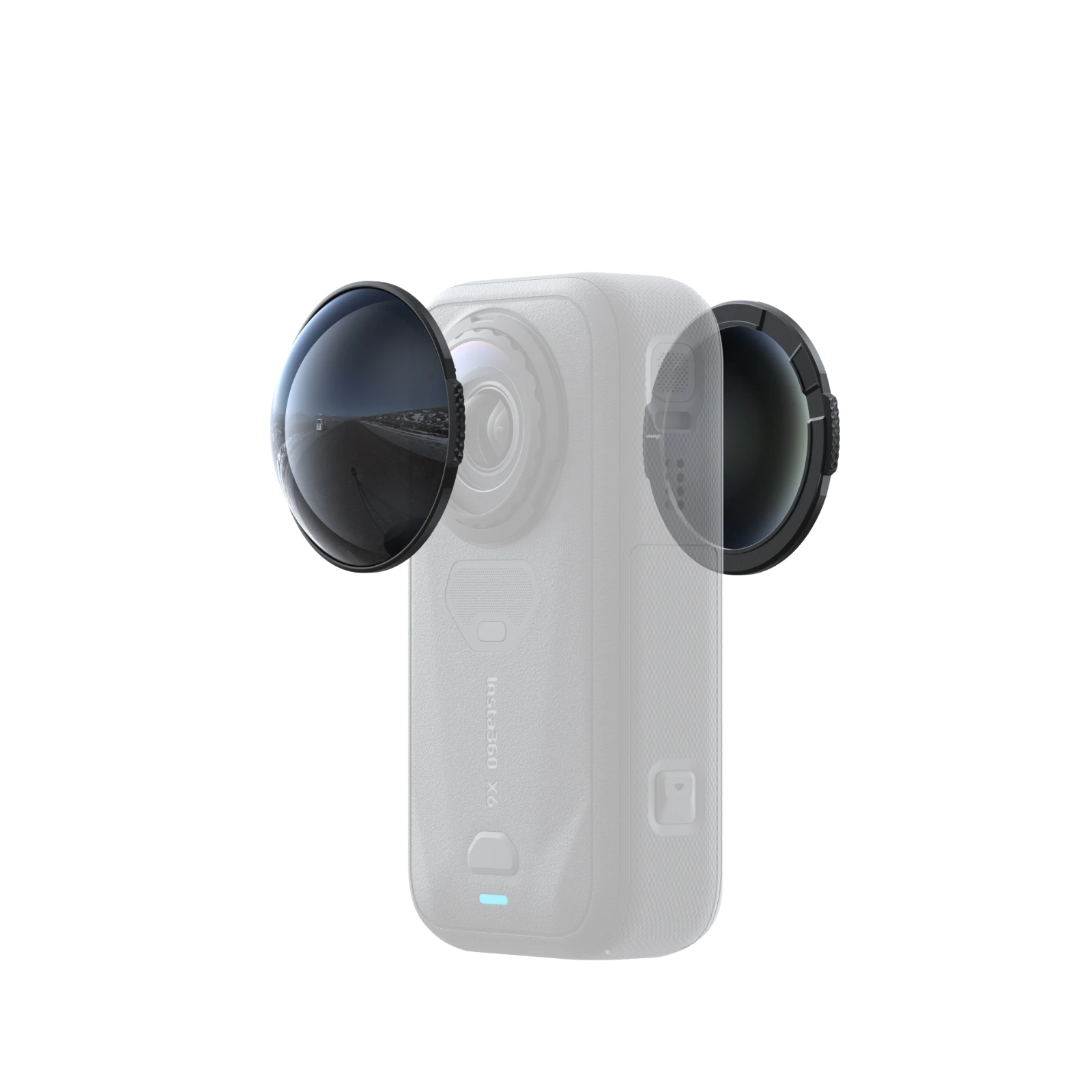 Telesin Insta360 X6 ND16 Filtre Kiti (Ön ve Arka Lens Seti)