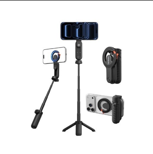 Telesin Manyetik Selfie Çubuğu (Bluetooth Kumandalı)