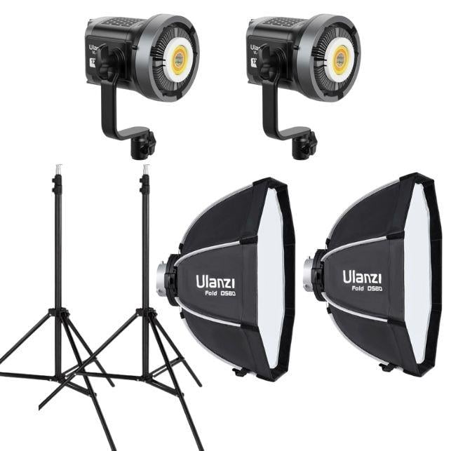 Ulanzi 120W RGB Led Işık İkili Kit 