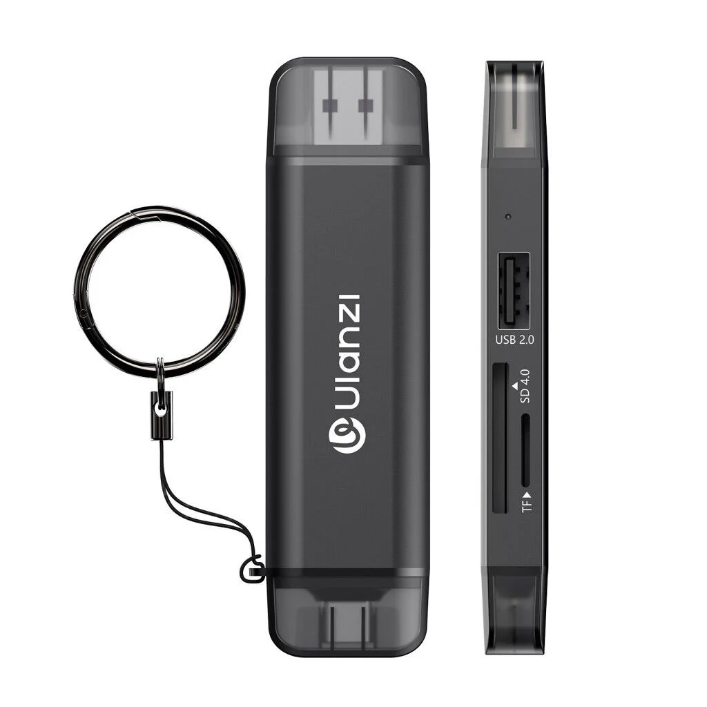 Ulanzi CR3 3 İn 1 USB-C USB-A Kart Okuyucu SD MicroSD - X147