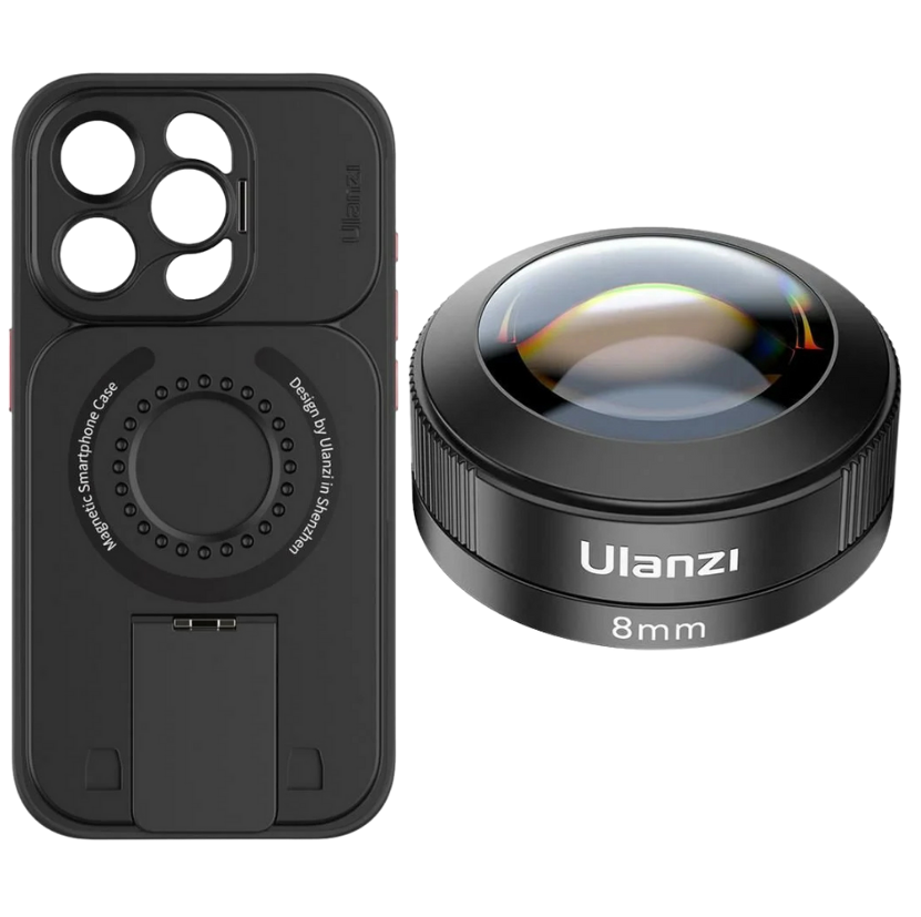 Ulanzi iPhone 15 Pro CL-004 Telefonlar İçin 8mm Geniş Açılı Balık Gözü Lens