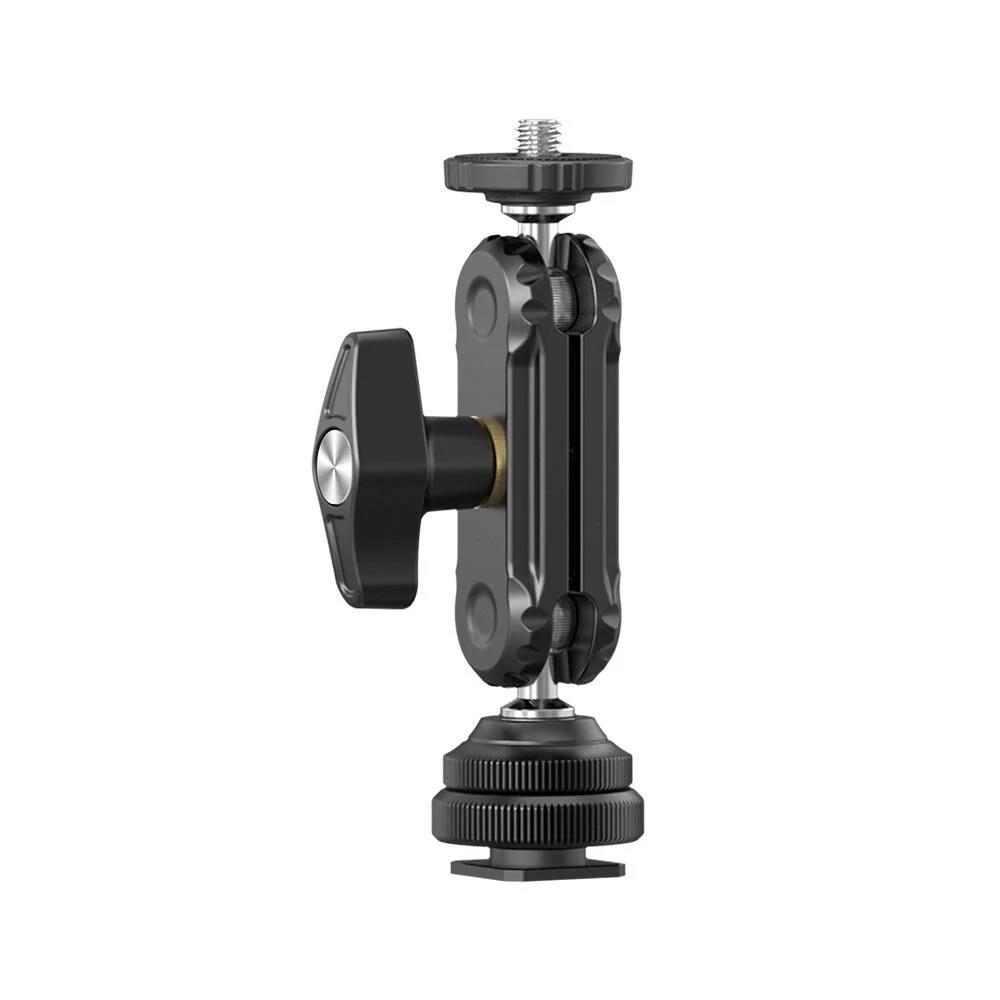 Ulanzi R098 Double Ball Head Magic Arm (1/4''-20 ve Cold Shoe)