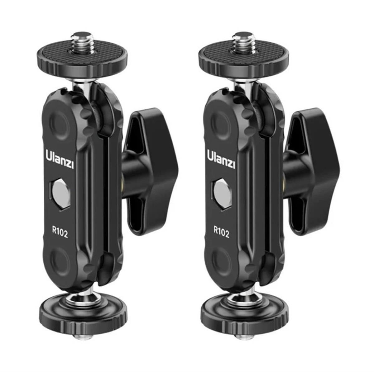 Ulanzi R102 Double Ball Head Magic Arm Hareketli Kol (Çiftli)