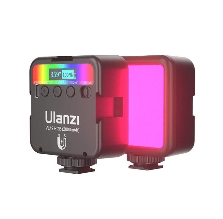 Ulanzi VL49 RGB Mini Vlogger Youtuber Manyetik LED Işık