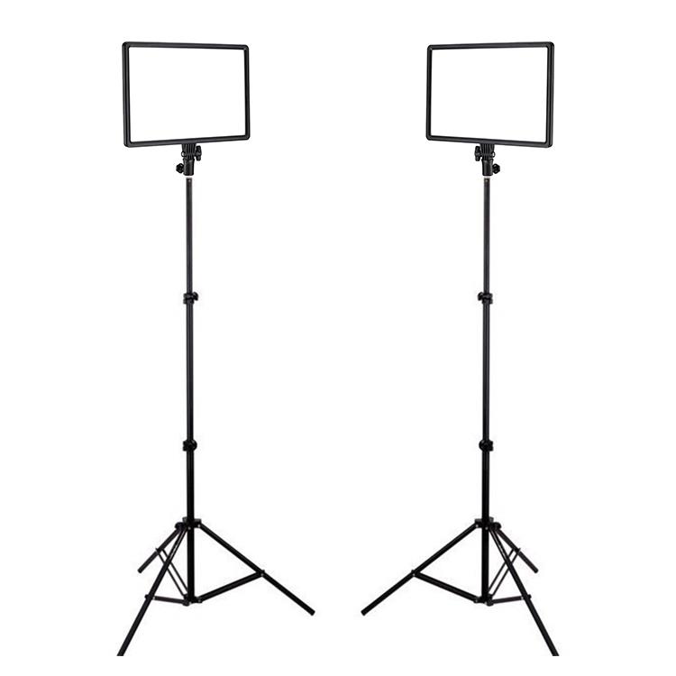 Visico Led-50A 2'li Led Panel Video Işığı Seti