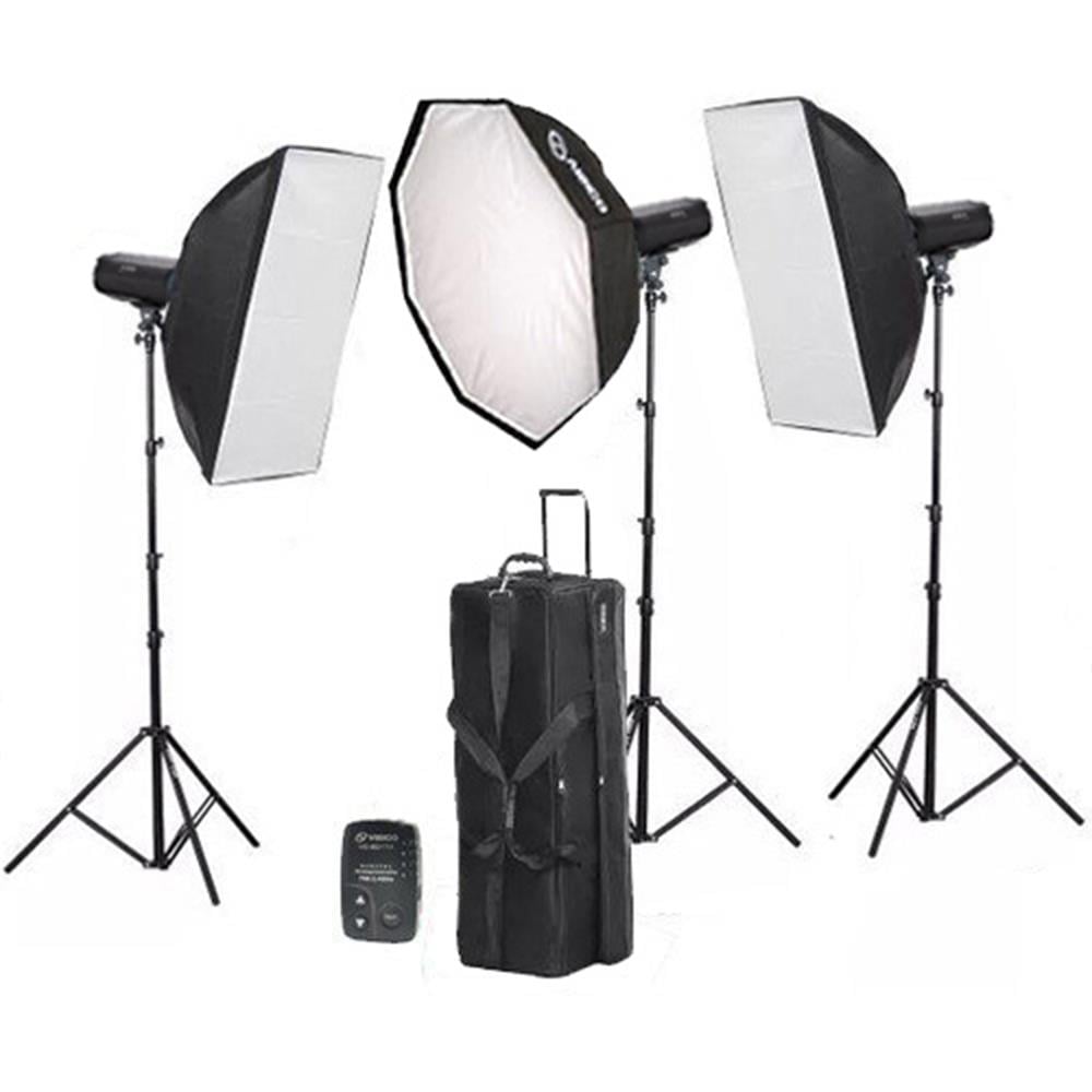 Visico VC-400HH III 3'lü Paraflaş Kiti