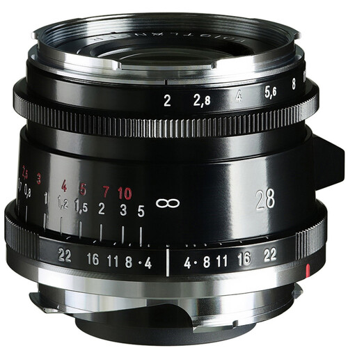 Voigtlander 28mm f/2.0 Ultron Vintage Asferik VM Lens Tip II (Siyah)