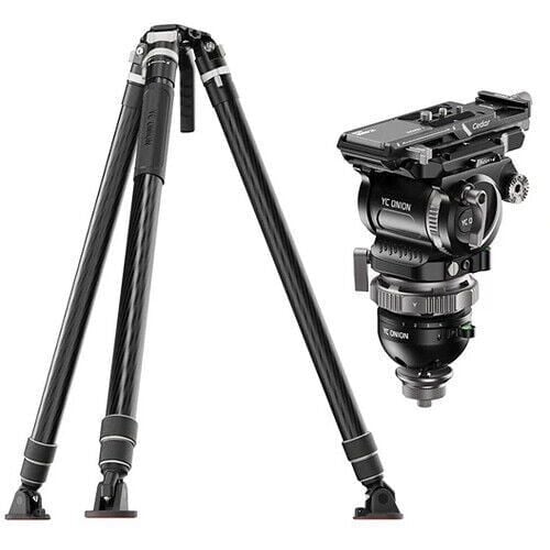 YC Onion Pineta Lite & CB7 Cedar & Ground-Spreader Karbon Fiber Tripod Kit