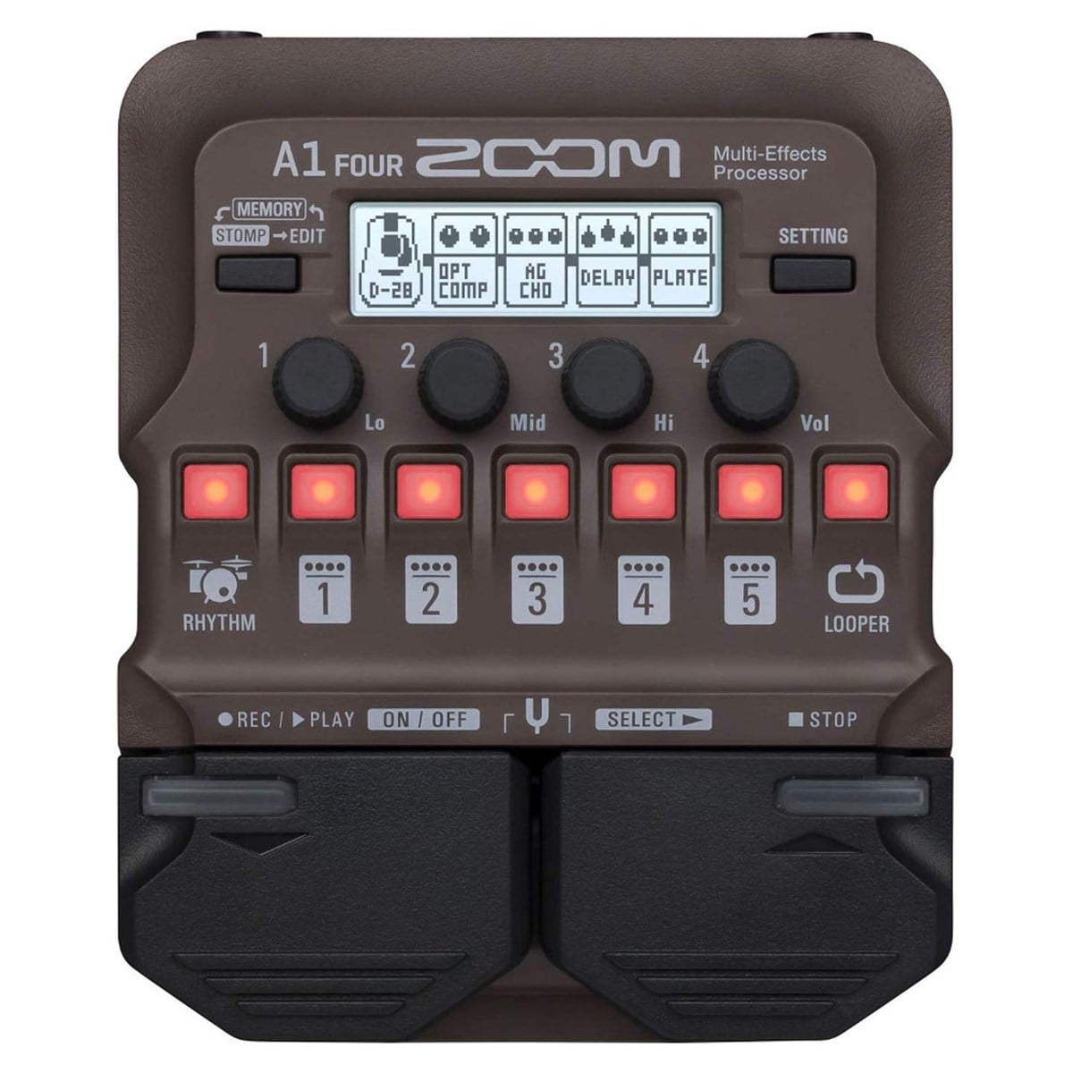 Zoom A1 FOUR Akustik Multi Efekt Prosesörü