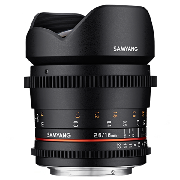 Samyang 16mm T2.6 ED AS UMC Cine Lens (Sony E)