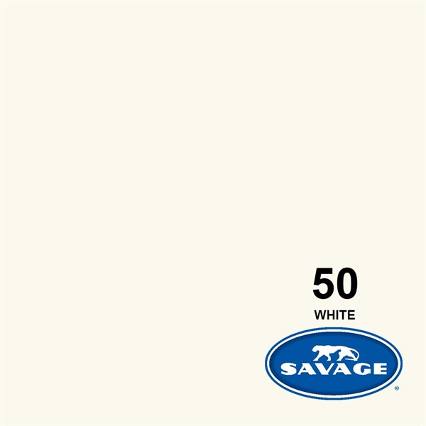 Savage (U.S.A) Stüdyo Kağıt Fon White 271x1100 cm