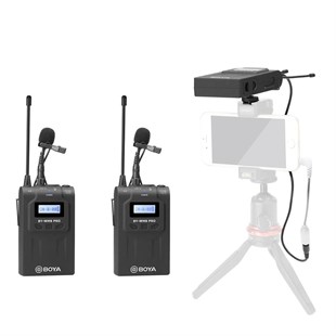 Boya BY-WM8 Pro Kit-2 Pro. İkili Kablosuz Mikrofon