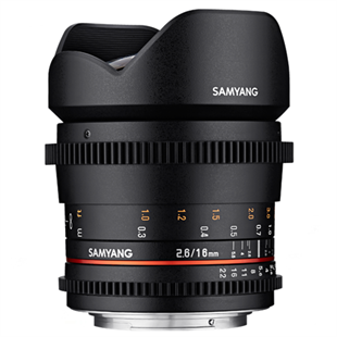 Samyang 16mm T2.6 ED AS UMC Cine Lens (Sony E)