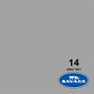 Savage (U.S.A) Stüdyo Kağıt Fon Gray Sky 271x1100 cm