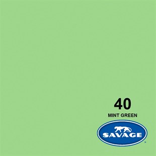 Savage (U.S.A) Stüdyo Kağıt Fon Mint Green 135x1100 cm