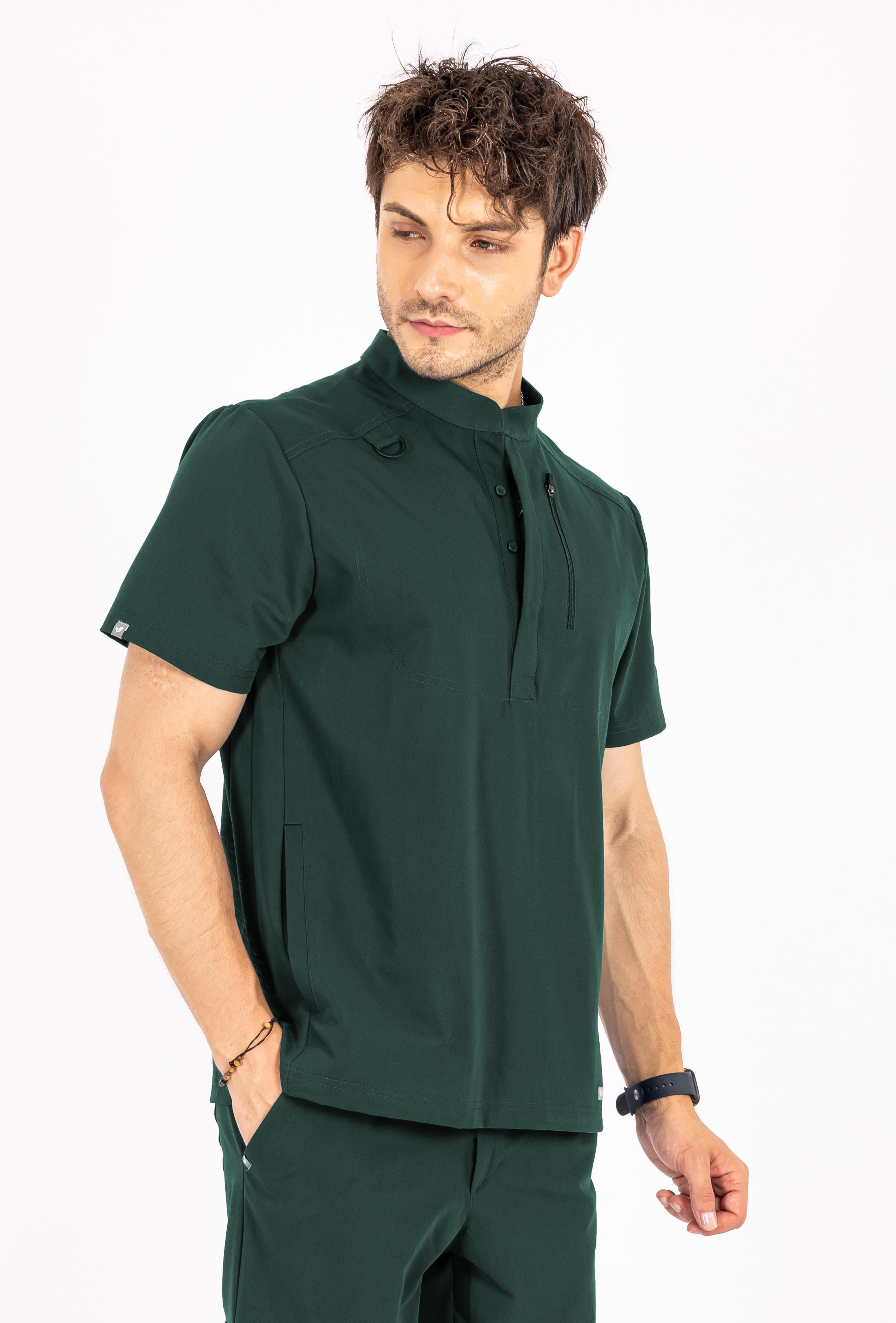 Freddo Vita Zümrüt Üst Erkek Scrubs Cerrahi Forma - Medikal Giyim Uniform