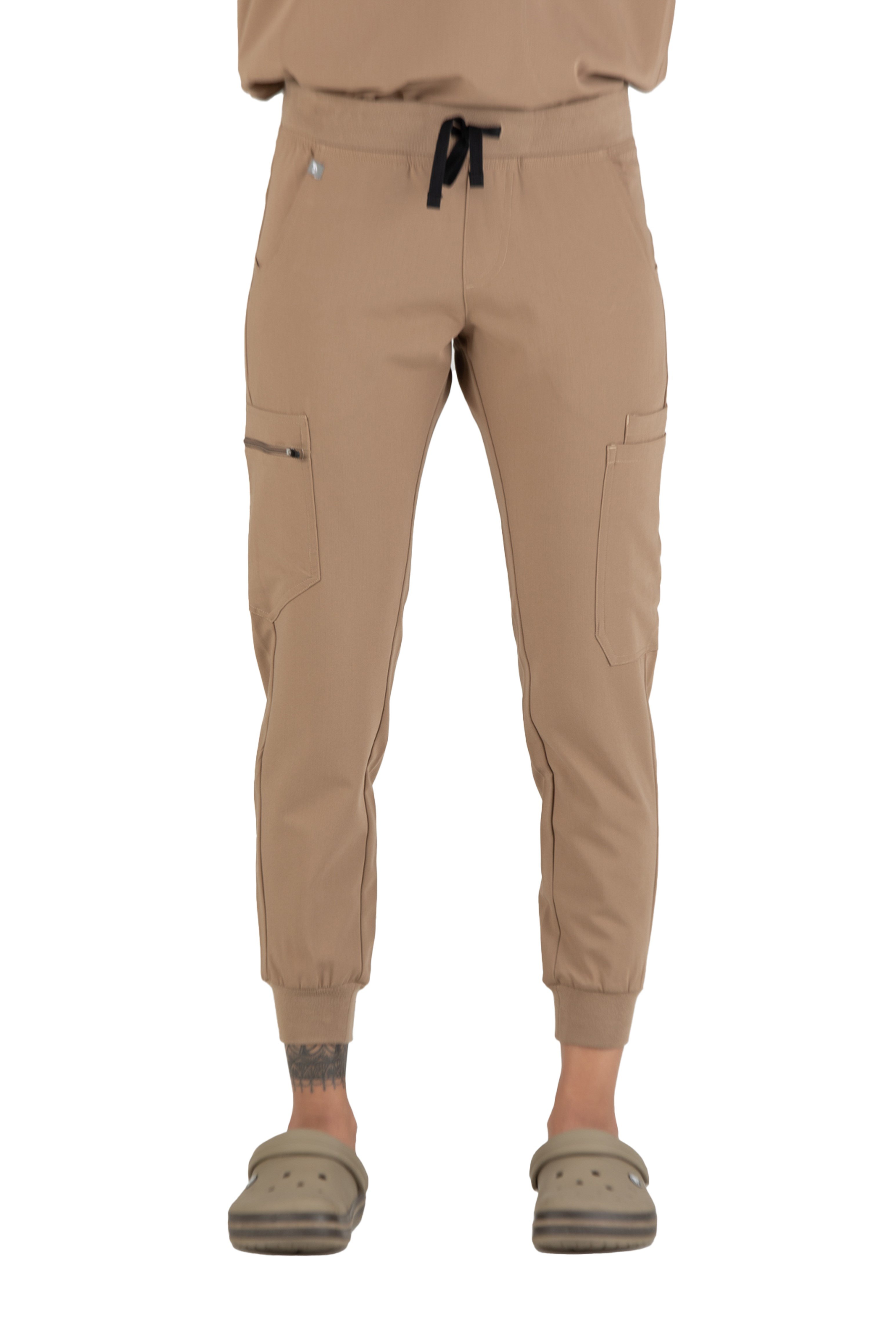 Jogger Vita Bej Alt Kadın Scrubs Cerrahi Forma -Medical Giyim Üniforma