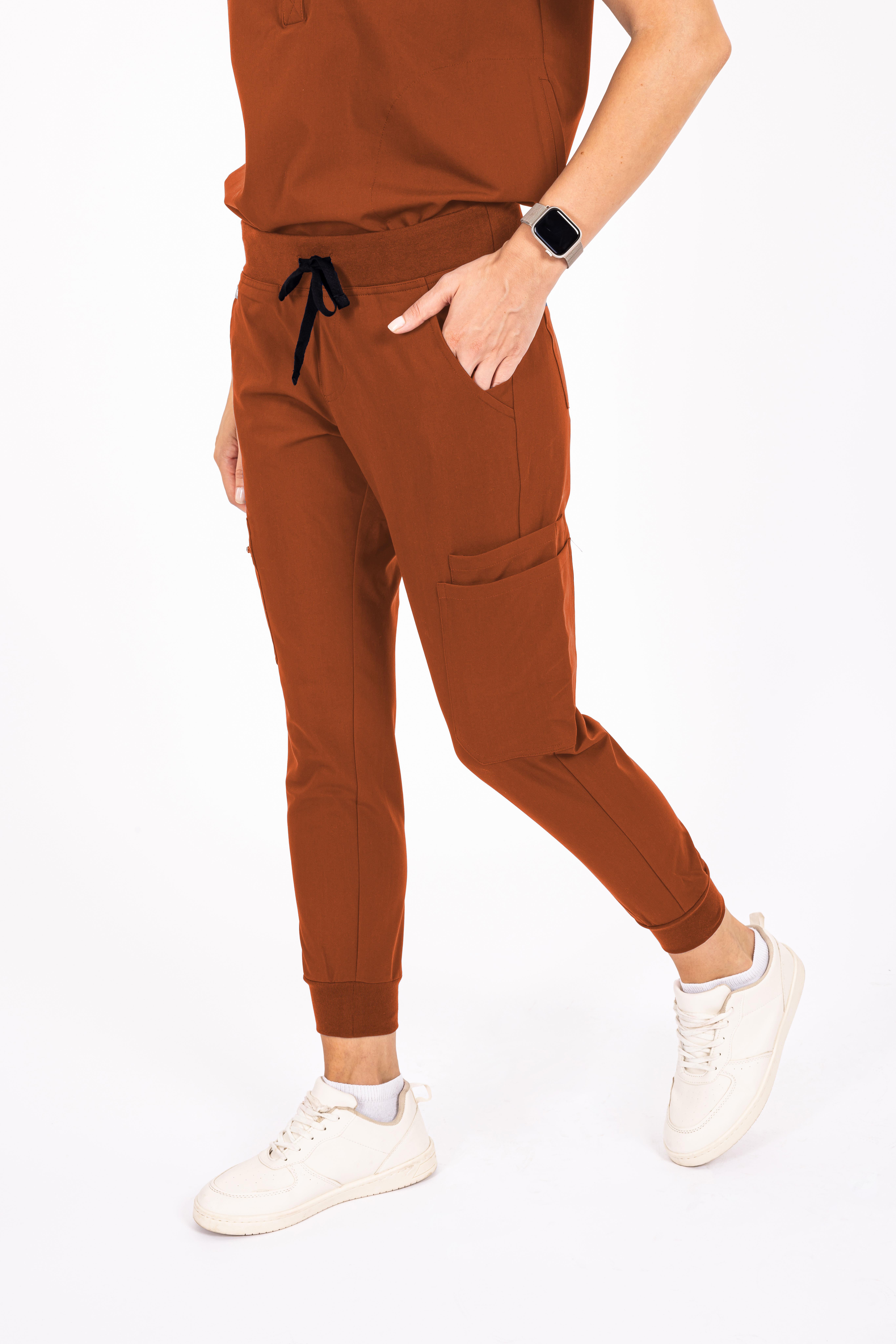 Jogger Vita Kiremit Alt Kadın Scrubs Cerrahi Forma - Medical Giyim Uniform
