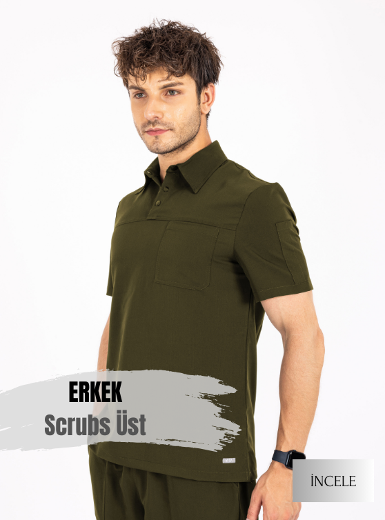 Erkek Scrubs Üst