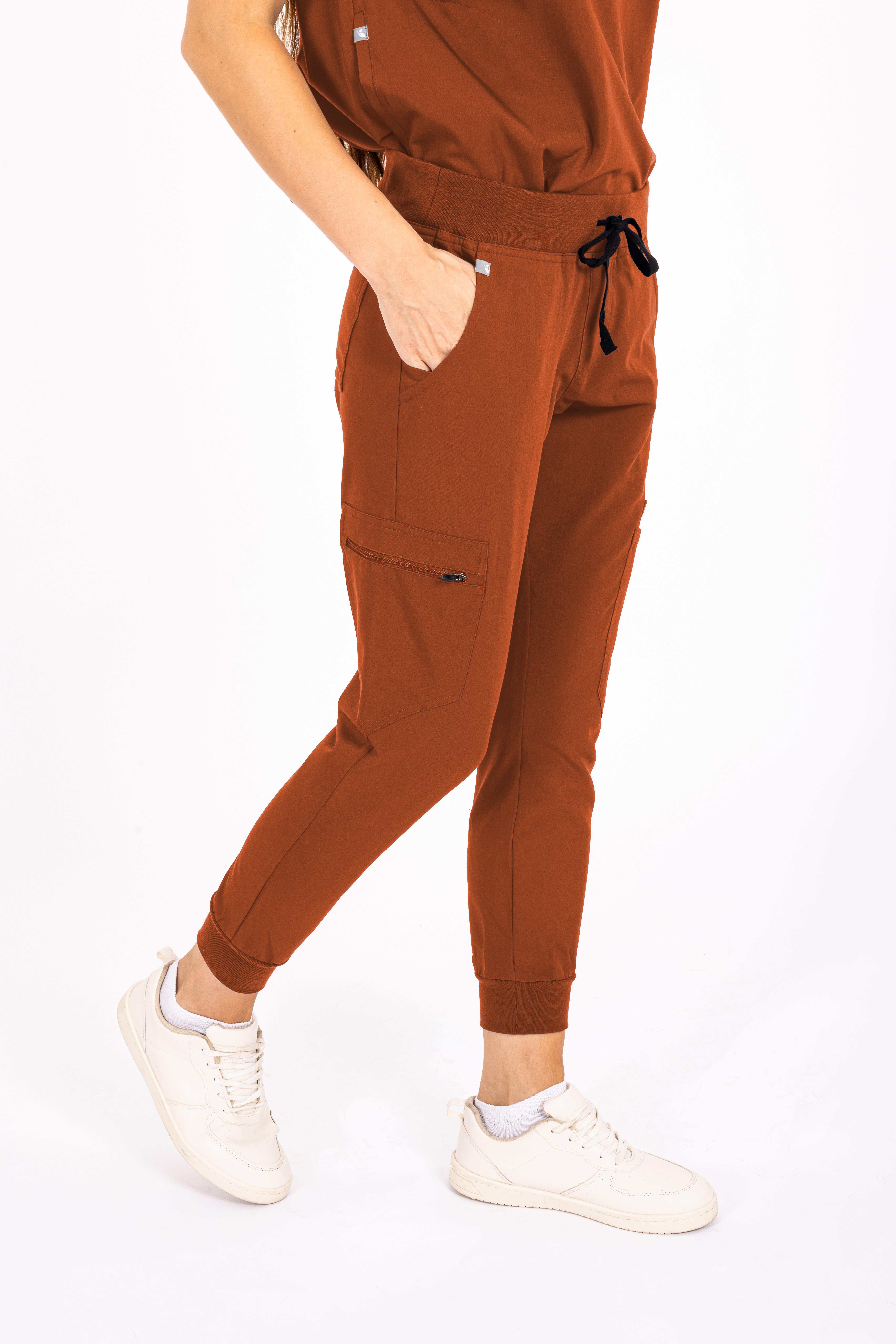 Jogger Vita Kiremit Alt Kadın Scrubs Cerrahi Forma - Medical Giyim Uniform