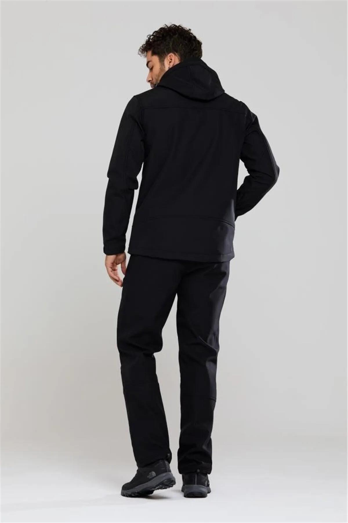 2AS 2ASSAL01004-0900 Salah II Softshell Erkek Outdoor Pantolon