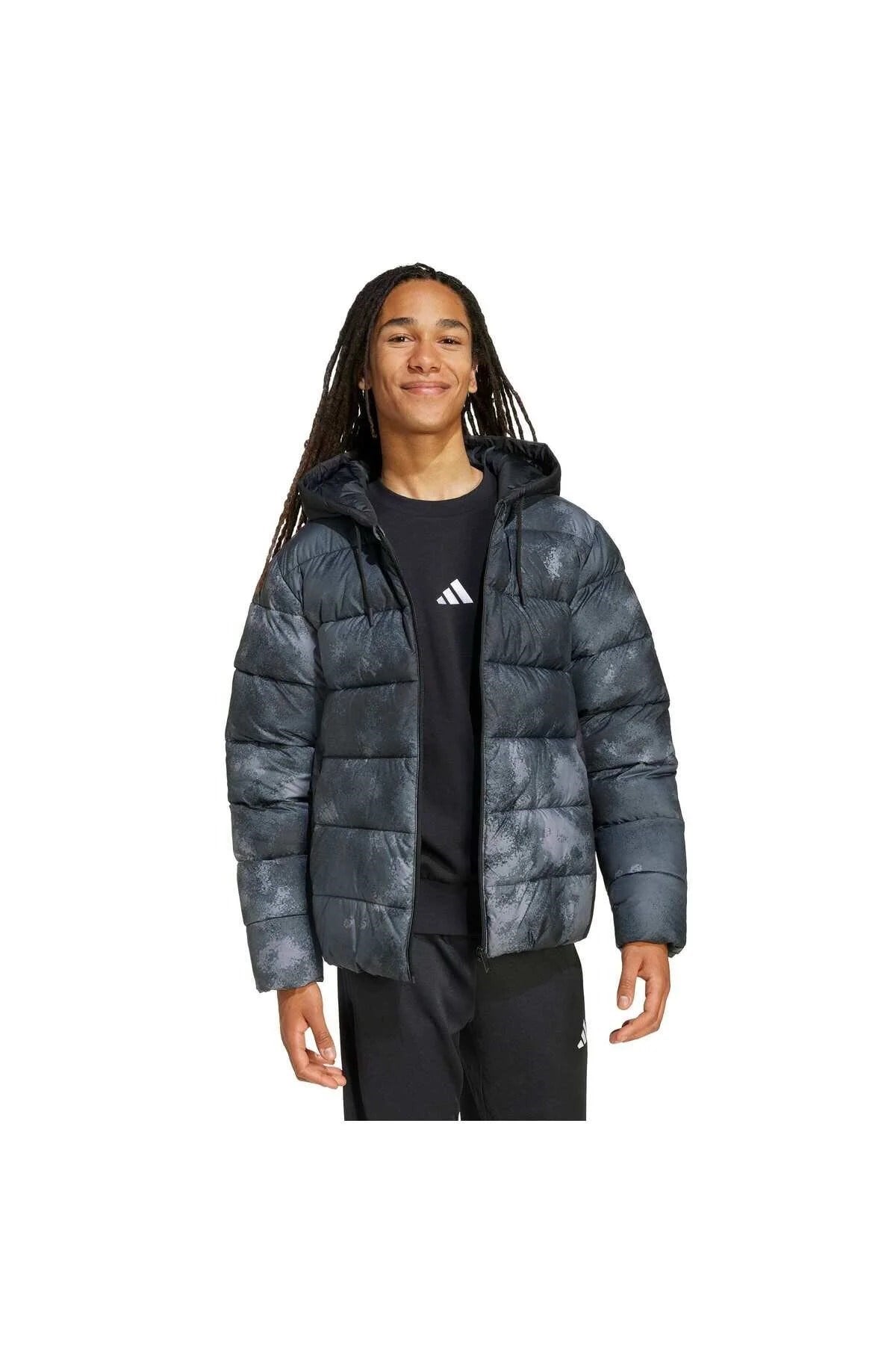 Adidas JV7714 Ess Sd Puf Hd J Erkek Outdoor Mont