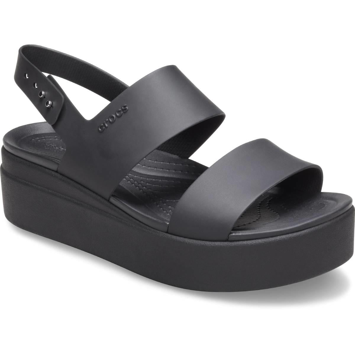 Crocs 206453-060 Brooklyn Low Wedge Kadın Sandalet