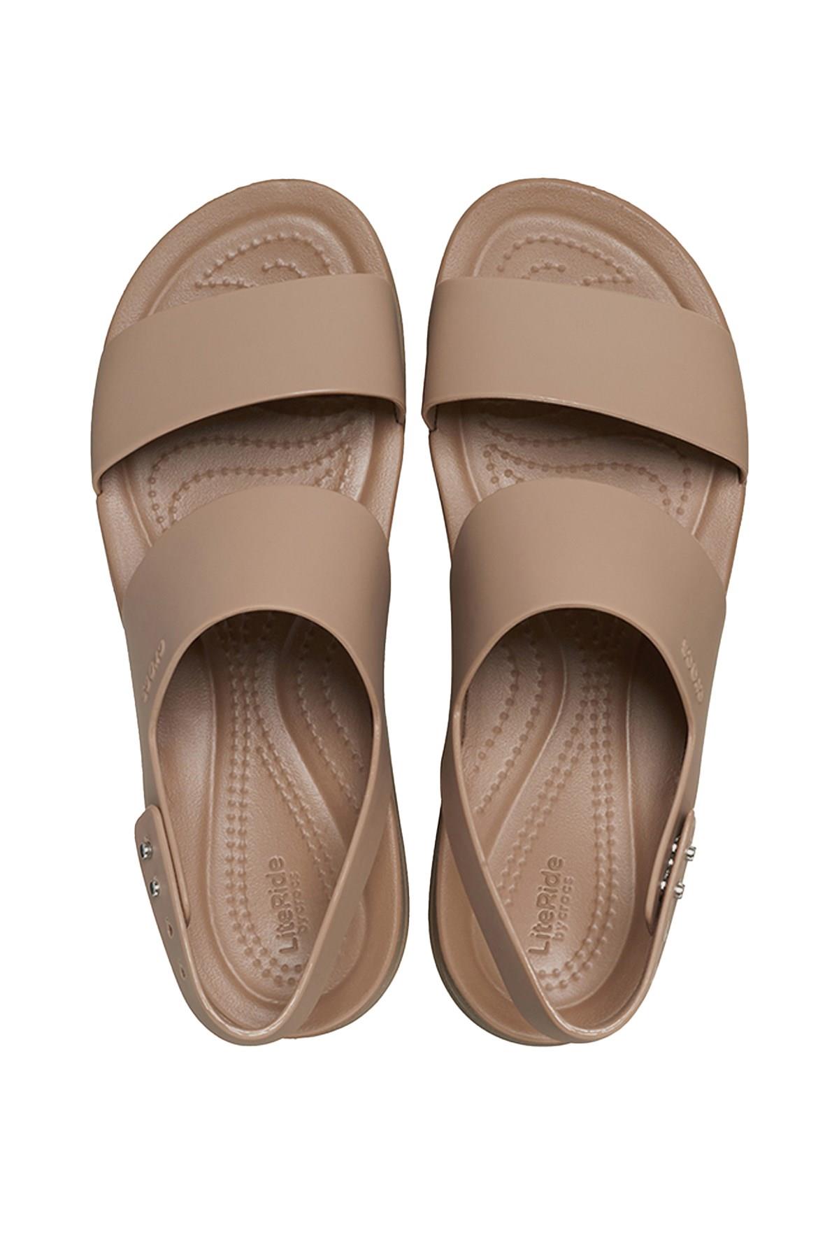 Crocs 206453-2EL Brooklyn Low Wedge Kadın Sandalet