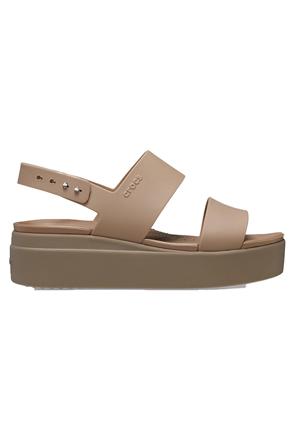 Crocs 206453-2EL Brooklyn Low Wedge Kadın Sandalet