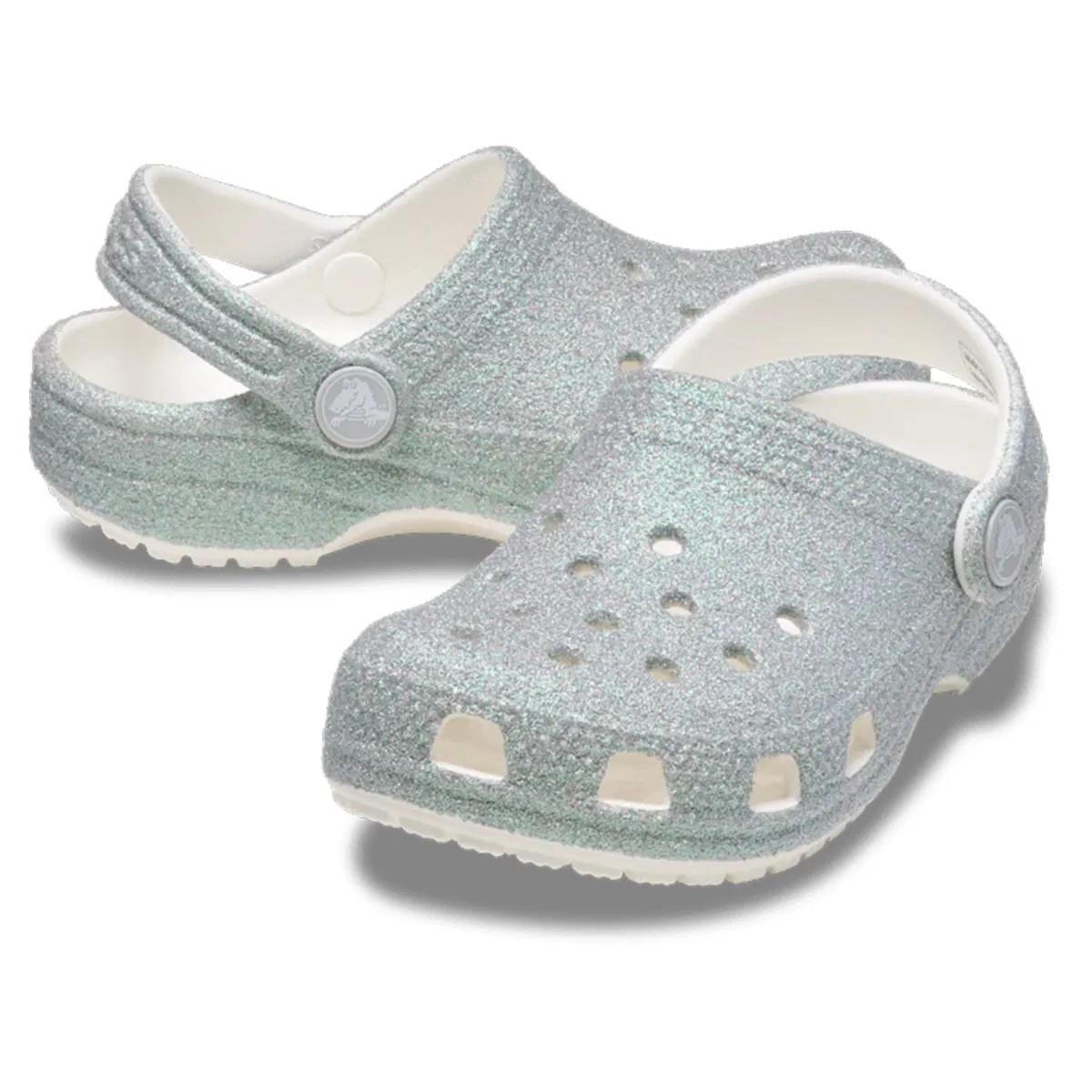 Crocs 210986_100 Classic Iridescent Glitter Cgk Çocuk Sandalet