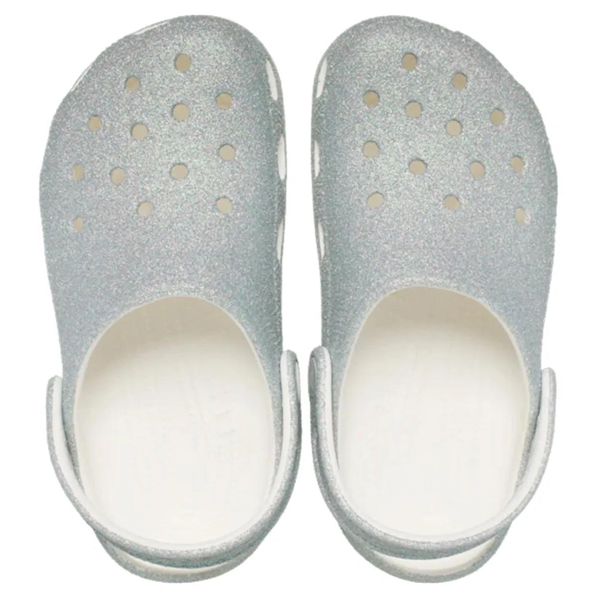 Crocs 210986_100 Classic Iridescent Glitter Cgk Çocuk Sandalet