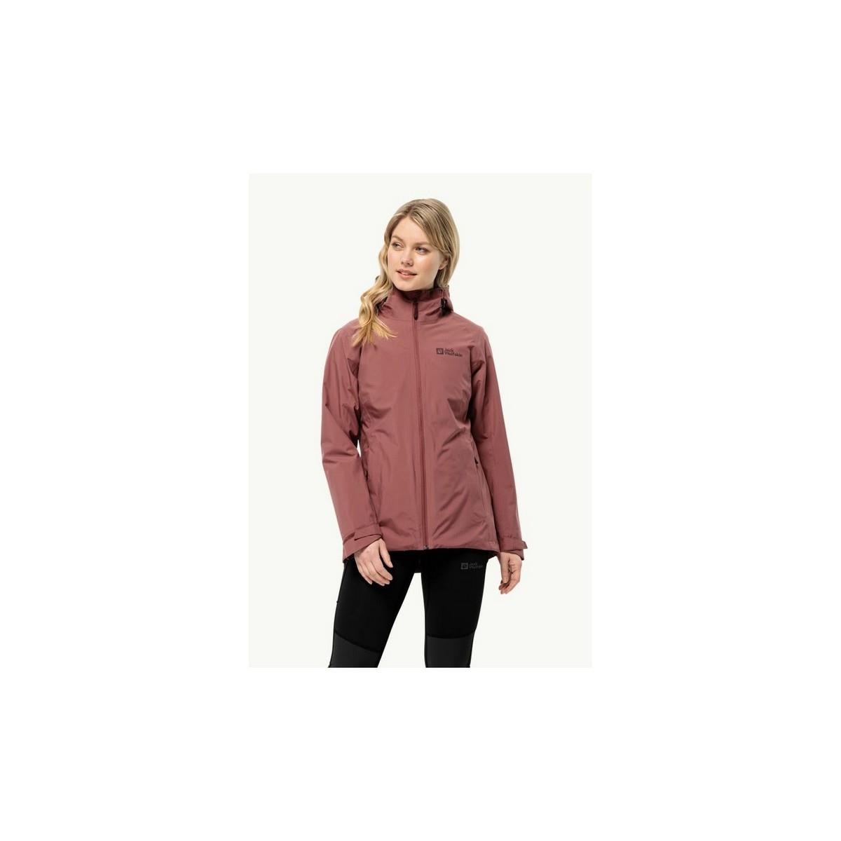 Jack Wolfskin 1115611-2191 Glaabach 3IN1 Jkt W Kadın Outdoor Mont