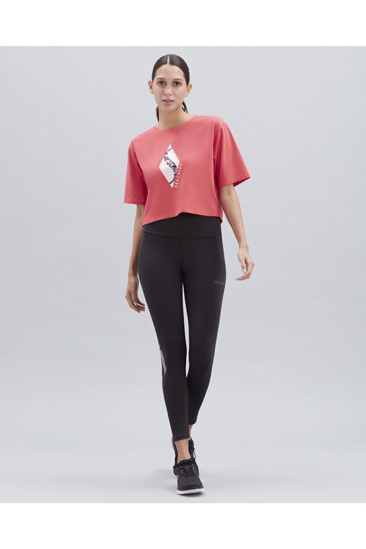 Skechers S221139-001 W Big Logo Kadın Tayt