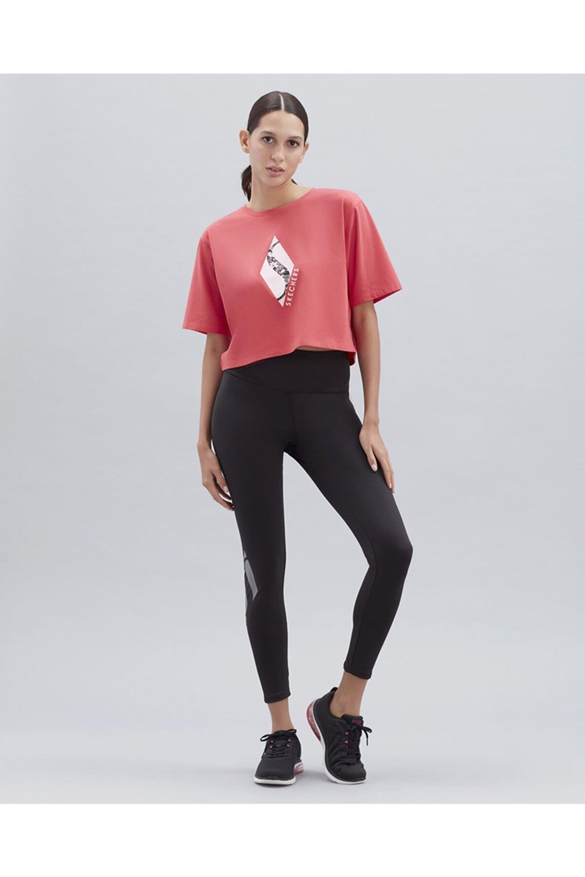 Skechers S221139-001 W Big Logo Kadın Tayt