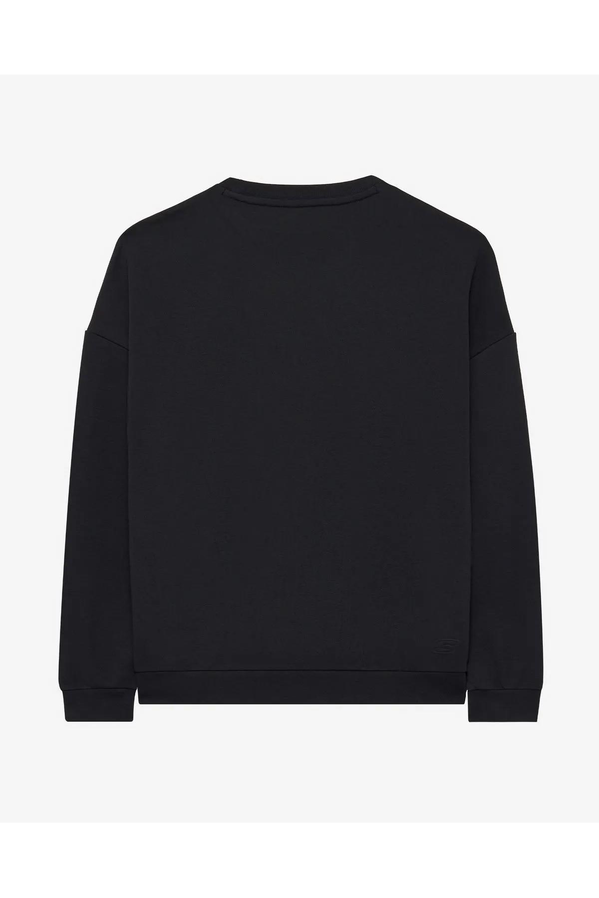 Skechers S242113-001 M Essential Crew Neck Erkek Sweatshirt